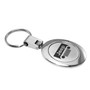 Jeep Grille Chrome Oval Metal Key Chain Keychain