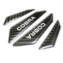 Ford Mustang Cobra Real Black Carbon Fiber Door Edge Guard Decal