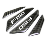 Ford F-150 2009-2014 Real Black Carbon Fiber Door Edge Guard Decal