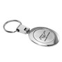 Ford Mustang Chrome Oval Metal Key Chain Keychain