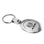 Dodge RAM Chrome Oval Metal Key Chain Keychain