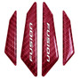 Ford Fusion Real Red Carbon Fiber Door Edge Guard Decal