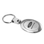 Dodge SRT8 Chrome Oval Metal Key Chain Keychain