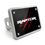 Ford Raptor 2015 Claw Marks UV Graphic Black Plate Billet Aluminum 2 inch Tow Hitch Cover