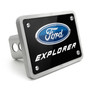 Ford Explorer UV Graphic Black Plate Billet Aluminum 2 inch Tow Hitch Cover