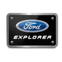 Ford Explorer UV Graphic Black Plate Billet Aluminum 2 inch Tow Hitch Cover