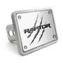 Ford Raptor 2015 Claw Marks UV Graphic Brushed Silver Billet Aluminum 2 inch Tow Hitch Cover
