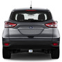 Ford Escape UV Graphic Brushed Silver Billet Aluminum 2 inch Tow Hitch Cover