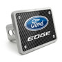 Ford Edge Black Carbon Fiber Texture Plate Billet Aluminum 2 inch Tow Hitch Cover