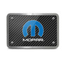 Mopar Logo UV Graphic Carbon Fiber Texture Billet Aluminum 2 inch Tow Hitch Cover
