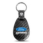 Ford F-150 2015 up Real Carbon Fiber Large Tear-Drop Key Chain