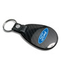 Ford Logo Real Carbon Fiber Large Tear-Drop Key Chain