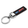 Ford Edge Real Carbon Fiber Stripe Key Chain with Red stitching