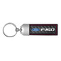 Ford F-150 Real Carbon Fiber Stripe Key Chain with Red stitching