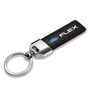 Ford Flex Real Carbon Fiber Stripe Key Chain with Red stitching