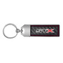 Ford F150 STX 4x4 Real Carbon Fiber Stripe Key Chain with Red stitching