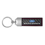 Ford Explorer Real Carbon Fiber Stripe Key Chain with Red stitching
