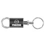 Mazda Chrome Accented Black Valet Key Chain Keychain