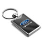 Ford Escape in Color on Carbon Fiber Backing Brush Rectangle Metal Key Chain
