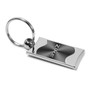 Nissan 370Z Gray Spun Brushed Metal Key Chain