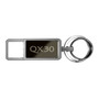 Infiniti QX30 Black Pull Top Rectangular Metal Key Chain