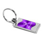 Honda Accord Purple Spun Brushed Metal Key Chain