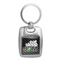 JDM Eat-Sleep-JDM Black Carbon Fiber Backing Brush Metal Key Chain