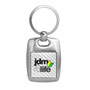 JDM JDM-for-Life White Carbon Fiber Backing Brush Metal Key Chain