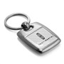 Lincoln Continental White Carbon Fiber Backing Brush Metal Key Chain