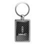 Lincoln MKC Carbon Fiber Backing Brush Rectangle Metal Key Chain