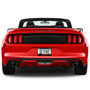 Ford Mustang 2.3L EcoBoost in Red Black Metal License Plate Frame