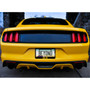 Ford Mustang 2.3L EcoBoost in Yellow Black Metal License Plate Frame