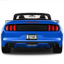 Ford Mustang in Blue Black Real Carbon Fiber License Plate Frame