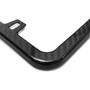 Ford Mustang Outline Dual Logo Black Real Carbon Fiber License Plate Frame