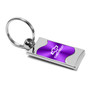 Chevrolet Purple Spun Brushed Metal Key Chain