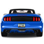 Ford Mustang GT Speed-Line in Blue Black Real Carbon Fiber License Plate Frame