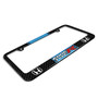 Honda Civic Type R Blue Racing Stripe Black Real Carbon Fiber License Plate Frame