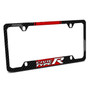 Honda Civic Type R Red Racing Stripe Black Real Carbon Fiber 50 States License Plate Frame