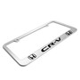 Honda CR-V Dual Logo Mirror Chrome Metal License Plate Frame