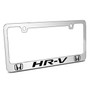 Honda HR-V Dual Logo Mirror Chrome Metal License Plate Frame