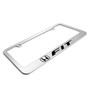 Honda Fit Mirror Chrome Metal License Plate Frame