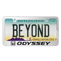 Honda Odyssey Mirror Chrome Metal License Plate Frame