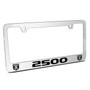 RAM 2500 Dual Logos Mirror Chrome Metal License Plate Frame