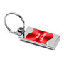 Chevrolet Corvette C4 Red Spun Brushed Metal Key Chain