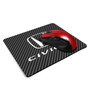 Honda Civic Si Black Carbon Fiber Texture Graphic PC Mouse Pad