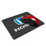 Honda Blue Logo Black Carbon Fiber Texture Graphic PC Mouse Pad