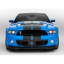 Ford Mustang Cobra UV Graphic Real Black Carbon Fiber License Plate