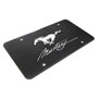 Ford Mustang Script UV Graphic Real Black Carbon Fiber License Plate