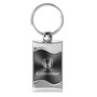 Honda Crosstour Black Spun Brushed Metal Key Chain