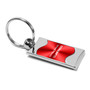 Dodge Durango Red Spun Brushed Metal Key Chain, Official Licensed